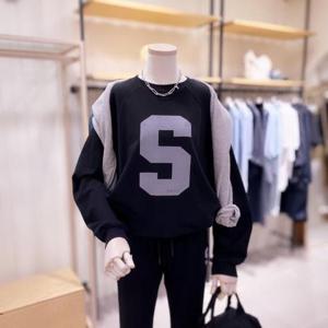 [시에로]  SJ3TSFT463_스트링 맨투맨 티셔츠