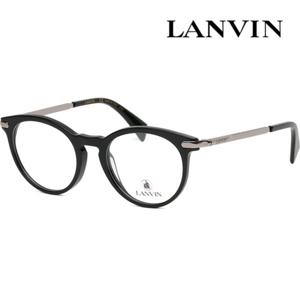 [룩플러스]랑방 안경테 LNV2619 001 명품 남자 여자 라운드 뿔테