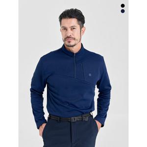 [마운틴벨리][기모] 남성 반집업 플리스 티셔츠 MVT3418