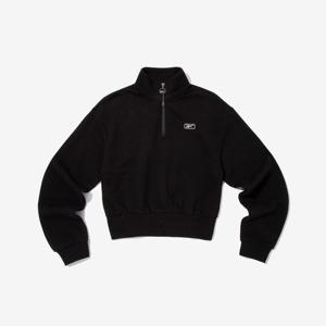 [리복]나노 반집업 티셔츠 (W) - 블랙 RETS5EM46BK