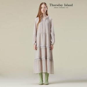 [Thursday Island] 프릴 맥시 원피스(T236MOP144W)