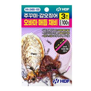 해동 HA-2480 주꾸미 갑오징어 오바마 매듭 채비