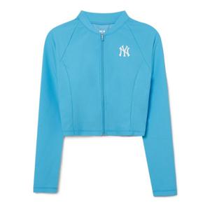 MLB래쉬가드 PQJ 3FSWB1033-50ABS 여성 베이직 크롭 집업 래쉬가드