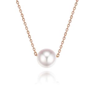 [로제도르] 펄플레인 아코야진주 목걸이_241610036