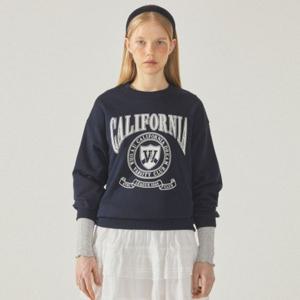 [후아유]남녀공용 Campus Big Logo Sweatshirt WHMWF2293U