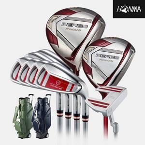 혼마 2스타 베레스 키와미5&마루망 2W 카본 조합 풀세트[여성용][9pc/6i/7번~SW][캐디백 포함]