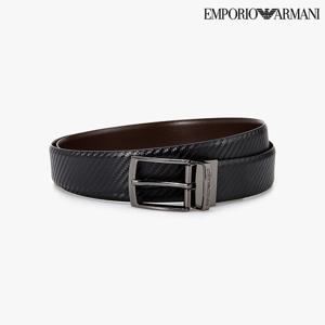 [엠포리오 아르마니]남성 리버서블 다이아고날 레더 벨트 A515333004 330000