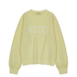 와키윌리 우먼스 세미오버핏 피그먼트 맨투맨 B1 WA2501CR63 LY GR SB MI