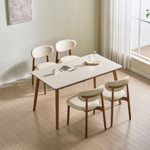 [착불배송 상세확인] CZ2383 세라믹 4인용 원목식탁 세트 1400 1color