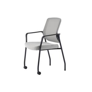 [파트라] 보나 학생 공부 책상 의자 VN54LA 블랙 루프암 팔걸이 바퀴+글라이드 타입