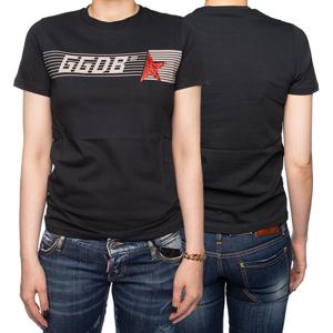 골든구스 글리터 로고 반팔 티셔츠 여성 G31WP026 A1