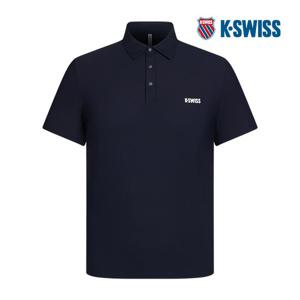 [케이스위스] (KS7_1KSPSMU006_DA_) 남성 코트 배색 폴로 반팔티 1KSPSMU006_DA