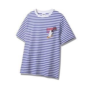 [지프]JP2TSU112 서핑 베어 스트라이프 2024년 블루 반팔티_SC