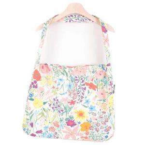 애비뉴투지 컬러 플라워 코튼 봄 여름 중형 똑딱이 숄더백 에코백 C08561