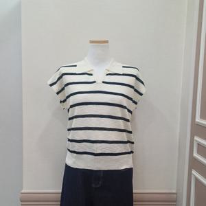 [BCBG]T 오픈 스트라이프 KN  B5B6K491  99_US