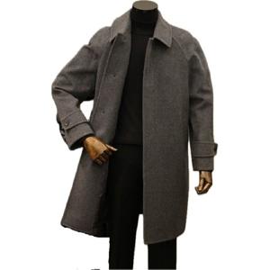 [본(정장)]본BON 캐주얼 발마칸 캐시미어혼방 그레이반코트 BN3WHA552