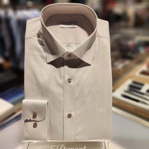 듀퐁셔츠 SE5FM21LS320SBW 컴포터블 터치감이 좋은 핀 스트라이프 슬림 핏 셔츠