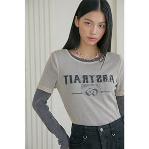 [에고이스트] ER1CL262 메쉬 셔링 반팔 레이어드형 티셔츠 (25년 봄)