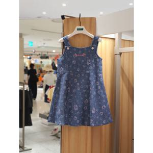 베네통키즈6 하트 나염 오버롤 원피스 AOP05541541 25F