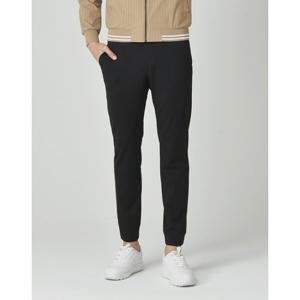 헤지스 골프 25FW 블랙 남성 간절기 반조거 팬츠 HUPA5C614BK