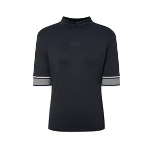 헤지스 골프 여성 25FW 네이비 여성 5부 모크넥 반팔 티셔츠 HWTS5C512N3