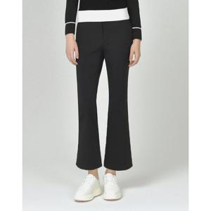 헤지스 골프 여성 25FW 블랙 여성 H밴드 세미부츠컷 팬츠 HWPA5C611BK