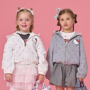 [래핑차일드]헬로키티 후드집업 (85A29-111-50)