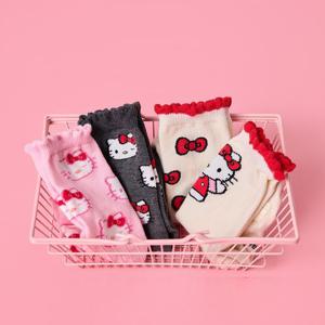 [래핑차일드]헬로키티 롱레귤러 삭스 (85A29-810-50)