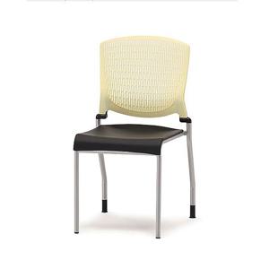 알파고정-아이보리.블랙 학생의자 사무용의자 고정의자 컴퓨터의자 다용도의자