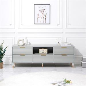 우아미가구 노나 1500 오픈 2단 거실장