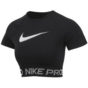 [정품] 나이키 W 프로 드라이 핏 크롭 GRX 탑 (HV3674-010)