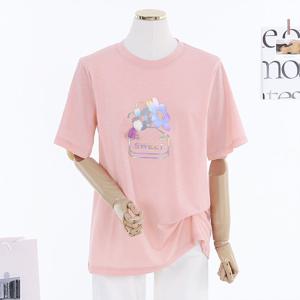 [커스텀에이블] 퍼퓸 라운드 쿨 티셔츠_T2508TS120C