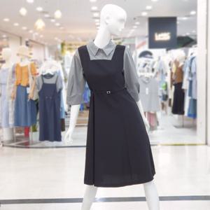 [ab.f.z]심플 카라 h라인 미디 원피스 FSPNZ3O02