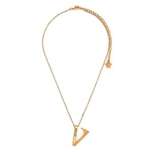 25 FW 베르사체 V 펜던트 네크리스 10217451A00620 TP441843587