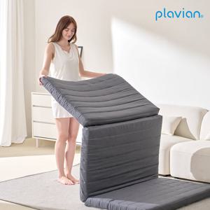 플래비안 이지핏 접이식 토퍼 매트리스 14cm SS 허리에좋은 탄탄한 수면매트