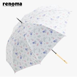 60 플라워 패턴 자외선차단율/차광율 99.9 암막 차광 자동 장우산(양산 기능) RU60-2501