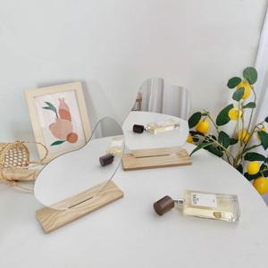 화장대 탁상 면도 아크릴 안전 거울 욕실 벽 면도경