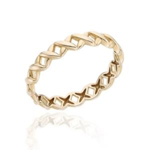 [로이드] 볼륨 크로스 패던 14k 미스링 LRS23010G