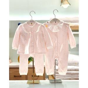 압소바 HK(아기선물)도리내의 우주복 세트(턱받이) 25년가을겨울신상 (A2710612H)