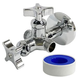 수드림 3단식 다용도꼭지(0975) 양갈래 수도꼭지 업소