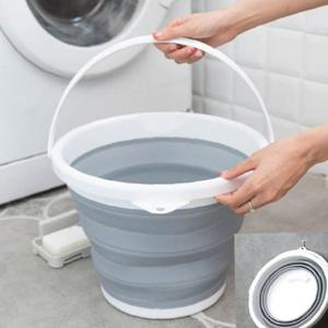 접이식 다용도 바스켓 휴대용 양동이 10리터 대용량