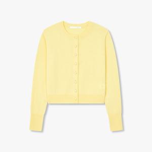 지컷 버튼 클로저 크루넥 가디건 7215150203