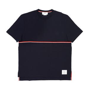 톰브라운 MJS221A J0058 415 스트라이프 남성 반팔티