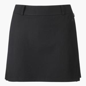 데상트골프스커트 JQS DP32WFSK72-BLKG 여성 사이드 플리츠 포인트 스커트 / BLACK