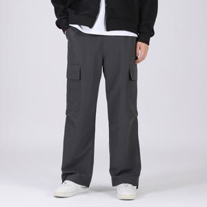 [후앙스] 와이드 밑단 스트링 나일론 카고 트레이닝 팬츠 HKCP1005