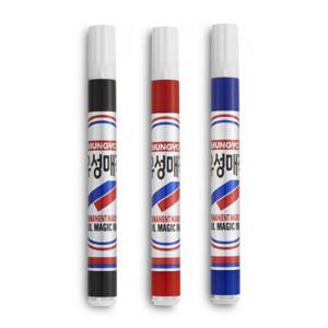 네임펜 문교 유성매직 12자루