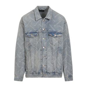 발렌시아가 빈티지 이펙트 오버사이즈 데님 재킷 773616TPW53_4
