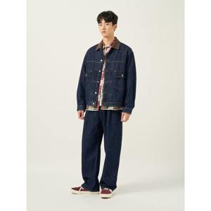 [빈폴멘] [Reedition] 와이드 데님 팬츠  네이비 (BC5821S01R)