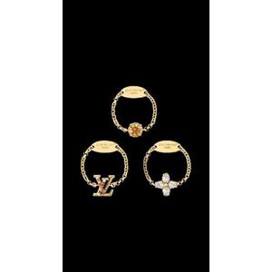 Louisvuitton 레이디 LV 반지 세트 M1695S