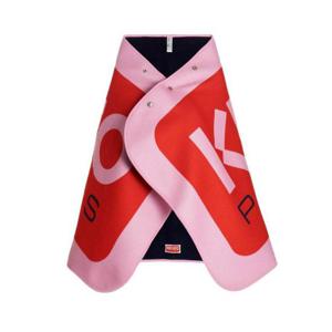 Kenzo 로고 프린트 블랭킷 케이프 FC68CU006PEC 30 TP948101720